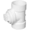 Charlotte Pipe And Foundry Charlotte Pipe 2 in. Hub X 2 in. D Hub PVC Cleanout Tee 1 pk PVC00444X0800 - alternate 1